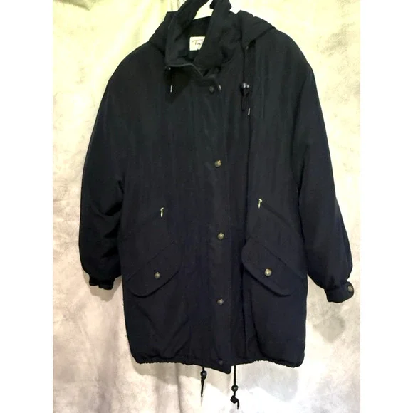 Rare Talbots Men’s Duck Down Parka Chore XL/XXL Long Fit Quilted 48x34x29
